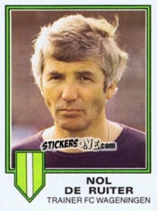 Figurina Nol de Ruiter - Voetbal 1980-1981 - Panini