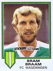 Sticker Bram Braam - Voetbal 1980-1981 - Panini