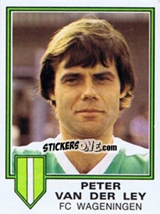 Sticker Peter van der Ley - Voetbal 1980-1981 - Panini