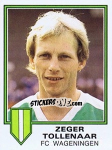 Sticker Zeger Tollenaar - Voetbal 1980-1981 - Panini