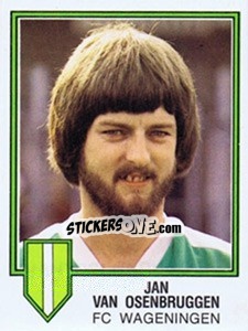 Sticker Jan van Osenbruggen - Voetbal 1980-1981 n. 298 - Panini