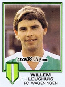 Sticker Willem Leushuis - Voetbal 1980-1981 - Panini