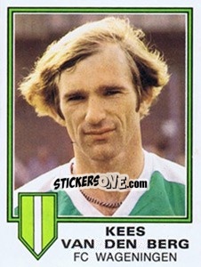 Cromo Kees van den Berg - Voetbal 1980-1981 - Panini