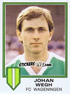 Sticker Johan Wegh - Voetbal 1980-1981 - Panini