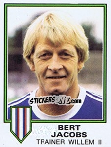 Cromo Bert Jacobs - Voetbal 1980-1981 - Panini