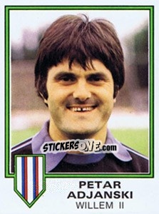 Figurina Petar Adjanski - Voetbal 1980-1981 - Panini
