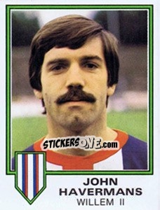 Sticker John Havermans - Voetbal 1980-1981 - Panini
