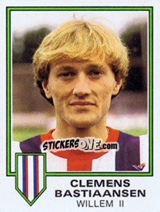 Sticker Clemens Bastiaansen - Voetbal 1980-1981 - Panini