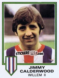 Sticker Jimmy Calderwood - Voetbal 1980-1981 - Panini