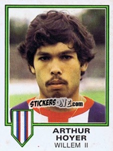 Sticker Arthur Hoyer - Voetbal 1980-1981 - Panini