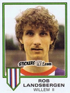 Sticker Rob Landsbergen - Voetbal 1980-1981 n. 323 - Panini