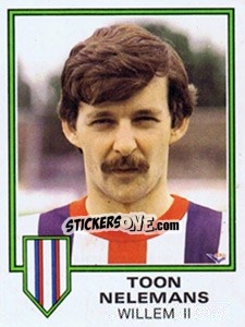 Sticker Toon Nelemans - Voetbal 1980-1981 - Panini