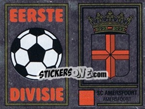 Sticker Badge Eerste Divisie / Badge SC Amersfoort - Voetbal 1980-1981 n. 325 - Panini