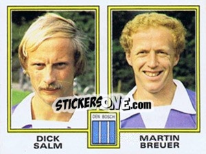 Figurina Dick Salm / Martin Breuer - Voetbal 1980-1981 - Panini