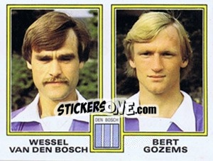 Cromo Wessel van den Bosch / Bert Gozems - Voetbal 1980-1981 - Panini