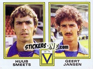 Sticker Huub Smeets / Geert Jansen - Voetbal 1980-1981 n. 364 - Panini