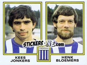 Cromo Kees Jonkers / Henk Bloemers - Voetbal 1980-1981 n. 366 - Panini