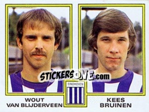 Cromo Wout van Blijderveen / Kees Bruinen - Voetbal 1980-1981 - Panini