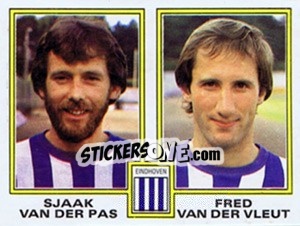 Figurina Sjaak van der Pas / Fred van der Vleut - Voetbal 1980-1981 - Panini