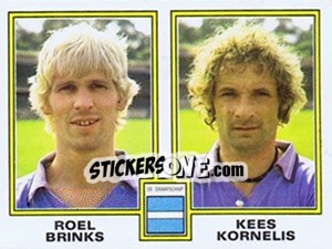 Figurina Roel Brinks / Kees Kornelis - Voetbal 1980-1981 - Panini