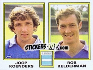 Cromo Joop Koenders / Rob Kelderman - Voetbal 1980-1981 n. 380 - Panini
