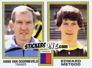 Sticker Hans van Doorneveld / Edward Metgod - Voetbal 1980-1981 n. 383 - Panini