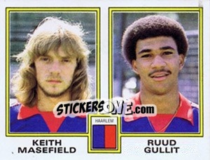 Sticker Keith Masefield / Ruud Gullit - Voetbal 1980-1981 n. 384 - Panini