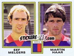 Sticker eef Melgers / Martin Haar - Voetbal 1980-1981 n. 386 - Panini