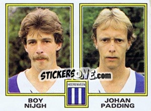 Cromo Boy Nijgh / Johan Padding - Voetbal 1980-1981 n. 394 - Panini
