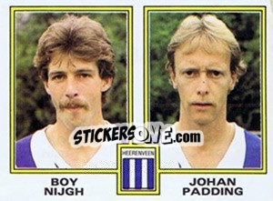 Figurina Boy Nijgh / Johan Padding - Voetbal 1980-1981 - Panini