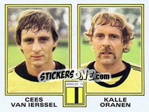 Sticker Cees van Ierssel / Kalle Oranen - Voetbal 1980-1981 n. 402 - Panini