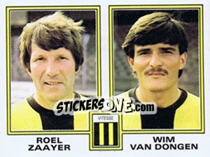 Figurina Roel Zaayer / Wim van Dongen - Voetbal 1980-1981 - Panini