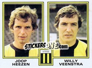 Figurina Joop Heezen / Willy Veenstra - Voetbal 1980-1981 - Panini