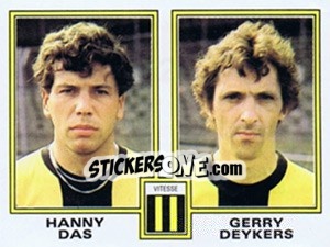Cromo Hanny Das / Gerry Deykers - Voetbal 1980-1981 n. 428 - Panini