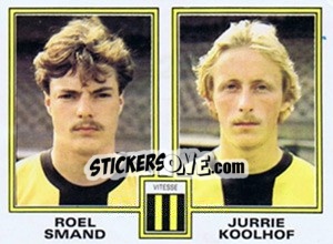 Sticker Roel Smand / Jurrie Koolhof - Voetbal 1980-1981 - Panini