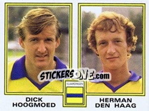 Figurina Dick Hoogmoed / Herman den Haag - Voetbal 1980-1981 n. 436 - Panini