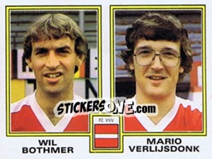Sticker Wil Bothmer / Mario Verlijsdonk - Voetbal 1980-1981 n. 446 - Panini