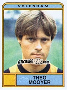 Sticker Theo Mooyer - Voetbal 1983-1984 - Panini