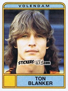 Sticker Ton Blanker - Voetbal 1983-1984 - Panini