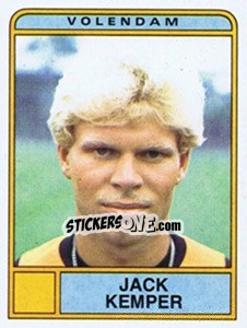 Sticker Jack Kemper - Voetbal 1983-1984 n. 293 - Panini