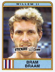 Cromo Bram Braam - Voetbal 1983-1984 - Panini
