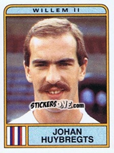 Sticker Johan Huybregts - Voetbal 1983-1984 - Panini