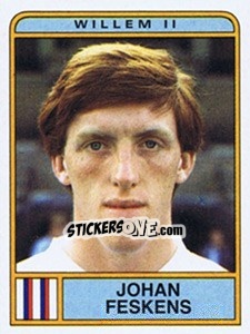 Sticker Johan Feskens - Voetbal 1983-1984 - Panini