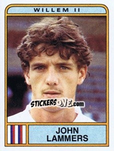 Sticker John Lammers - Voetbal 1983-1984 - Panini