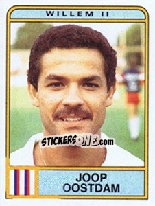 Sticker Joop Oostdam - Voetbal 1983-1984 - Panini