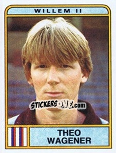 Sticker Theo Wagner - Voetbal 1983-1984 - Panini