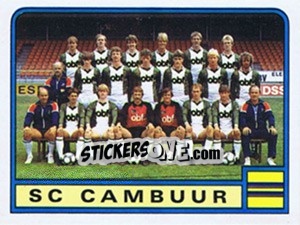 Sticker Team SC Cambuur - Voetbal 1983-1984 - Panini