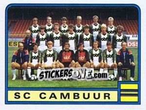 Sticker Team SC Cambuur - Voetbal 1983-1984 n. 312 - Panini
