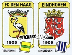 Sticker Badge FC Den Haag / Badge Eindhoven