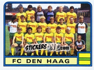 Cromo Team FC Den Haag - Voetbal 1983-1984 - Panini